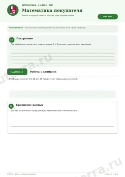 ВПР по математике, 4 класс — Математика покупателя: Деньги и покупки