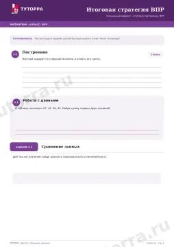 ВПР по математике, 4 класс — Итоговая стратегия ВПР: Смешанный вариант