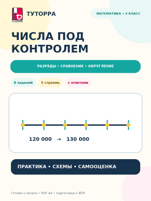 Числа под контролем: математика, 4 класс